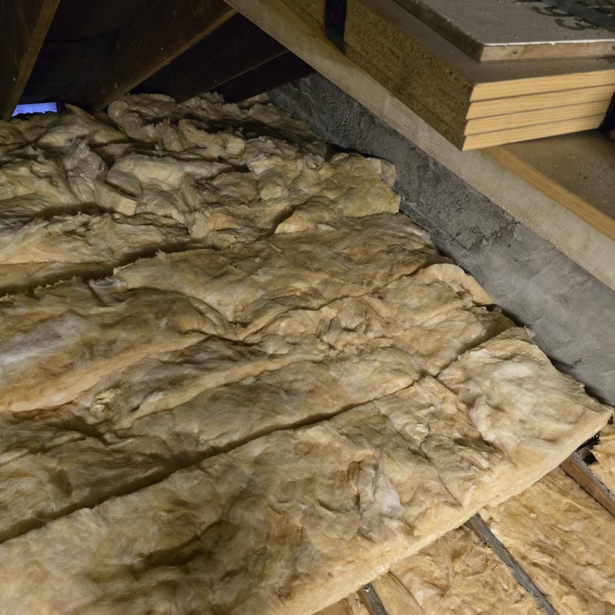 “300 mm of insulation added to the cold roof.”