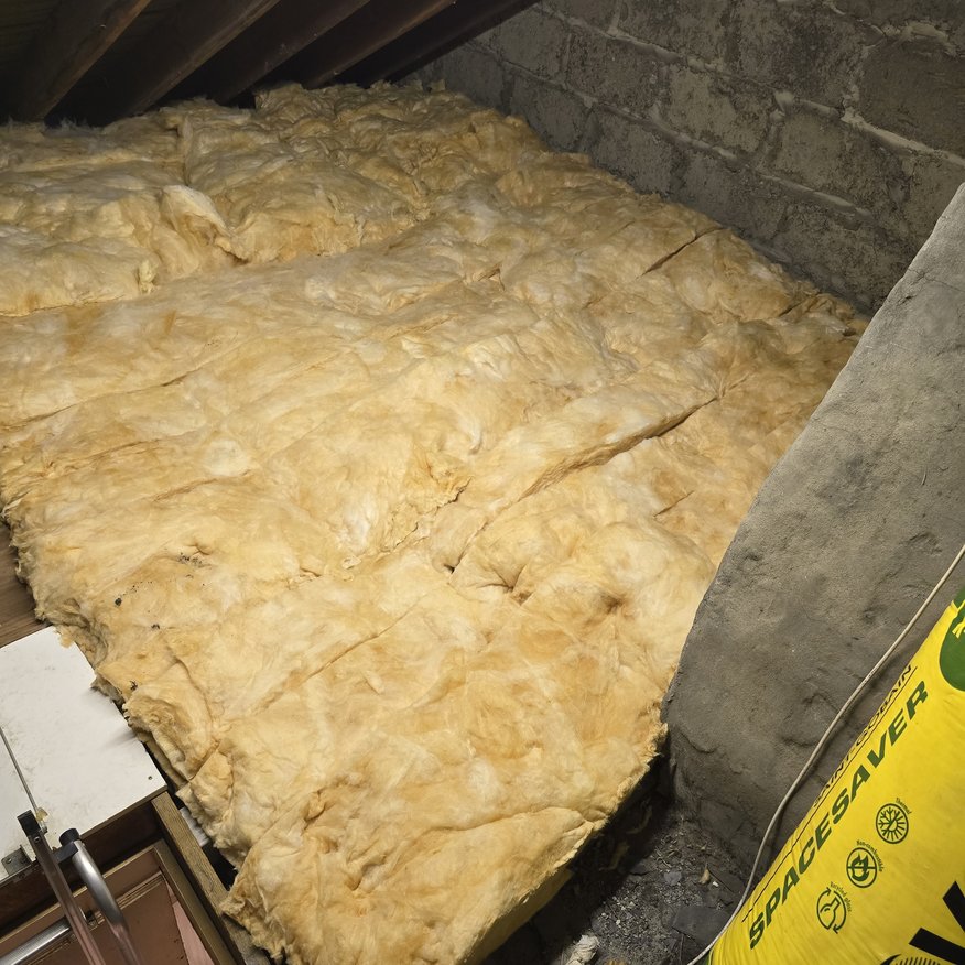 “Additional 300 mm insulation installed to the cold roof for improved thermal performance.”